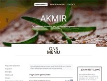 Tablet Screenshot of akmir.nl